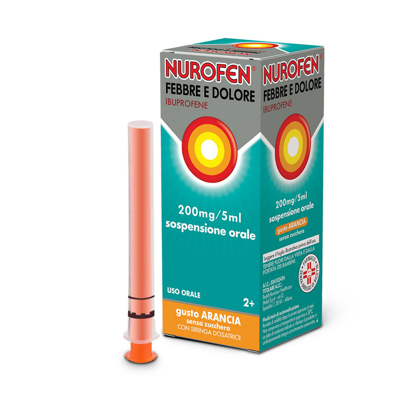 Nurofen - Febbre E Dolore Bambini 200Mg/5Ml Gusto Arancia