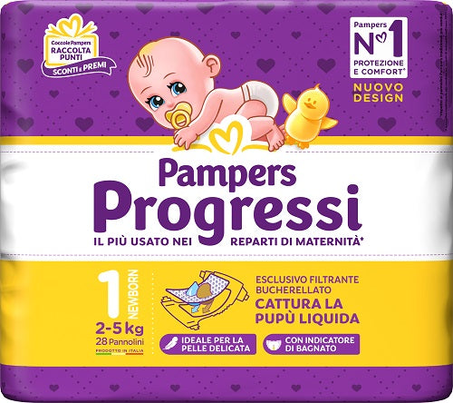 PAMPERS PROGRESSI NEWBORN 28PZ
