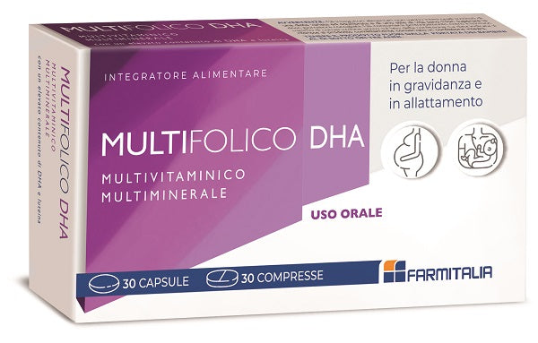 MULTIFOLICO DHA 30CPS+30CPR
