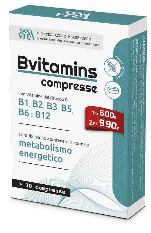 SANAVITA BVITAMINS 30CPR