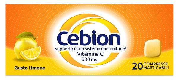 CEBION MAST LIMONE VIT C 20CPR