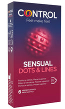 CONTROL SENSUAL DOTS&LINES 6PZ