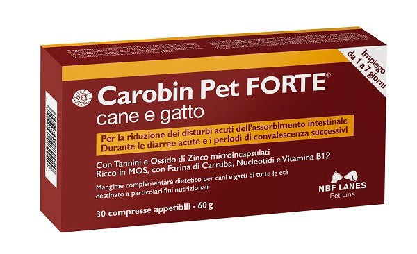 CAROBIN PET FORTE 30CPR