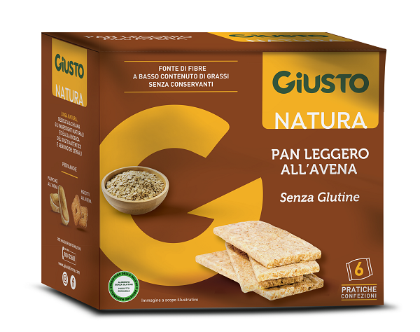 GIUSTO S/G PAN LEG AVENA 6CONF