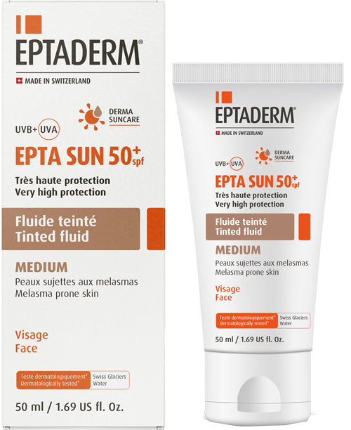 EPTA SUN SPF50+ COLOR M 50ML