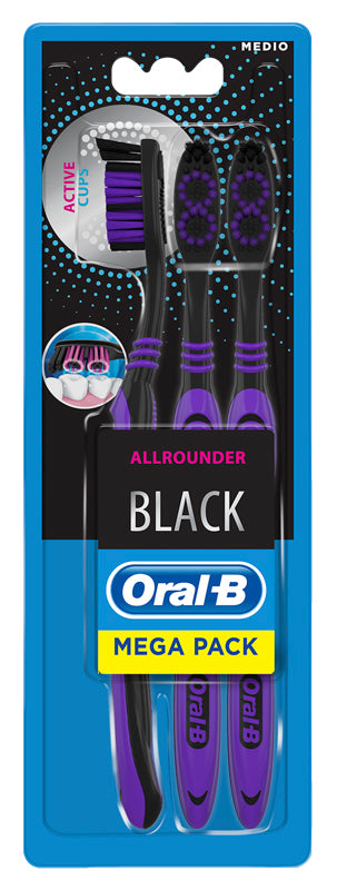 ORALB ALL ROUNDER BLACK SPAZZ