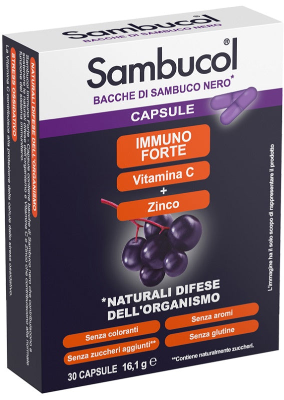SAMBUCOL IMMUNOFORTE 30CPS