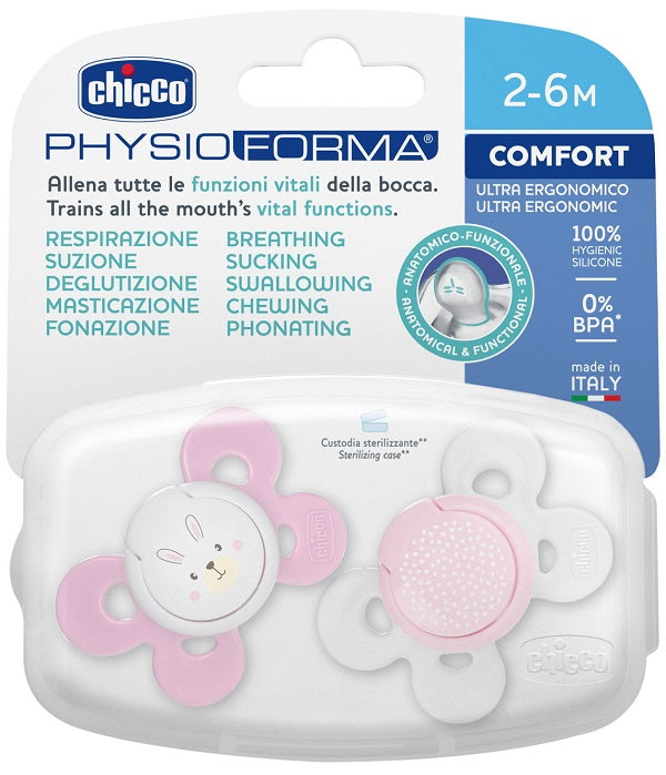 CH SUCCH COMF GIRL SIL 2-6M 2P