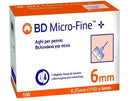 BD MICROFINE AGO G31 6MM 100PZ