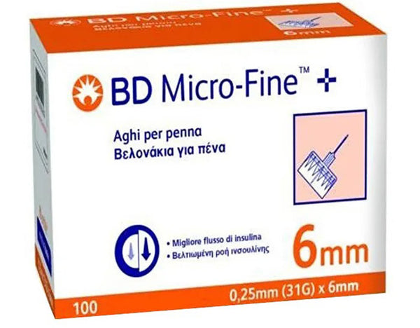 BD MICROFINE AGO G31 6MM 100PZ