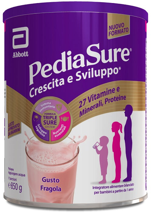 PEDIASURE CRE&SVI FRAGOLA 850G