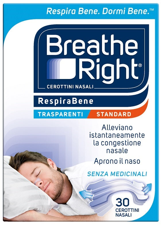 BREATHE RIGHT TRASPARENTI 30PZ