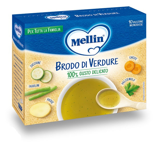 MELLIN BRODO VERDURE 10X8G