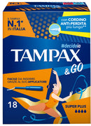TAMPAX &GO SUPER PLUS 18PZ