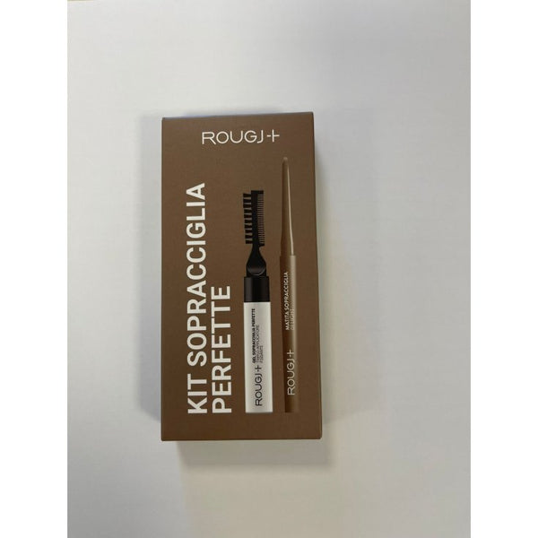Rougj Kit Sopracciglia Perfette Matita Colore 02 Medium + Gel Fissante Trasparente Promo