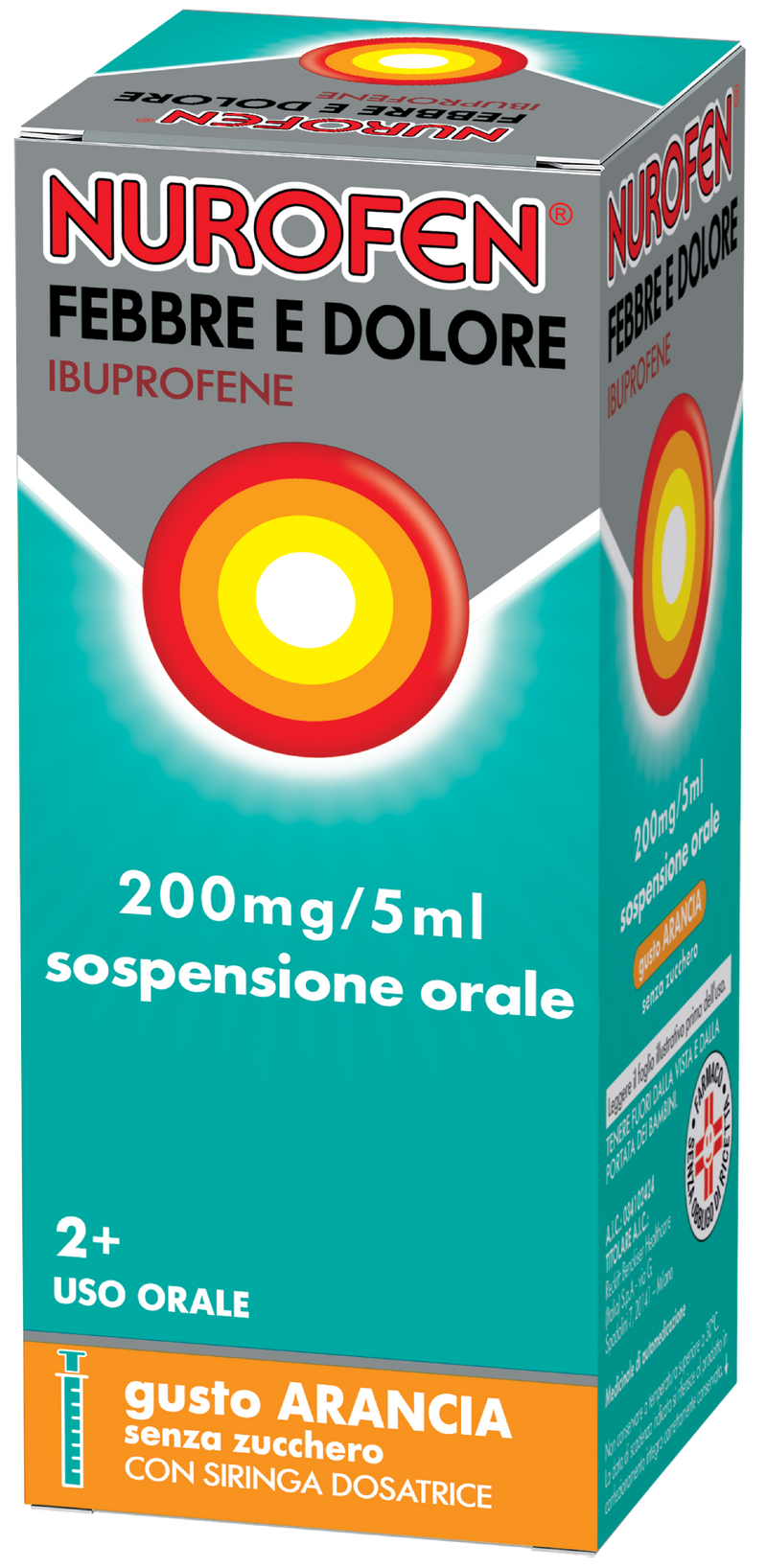 Nurofen Febbre e Dolore 200 Mg/ 5Ml Fragola