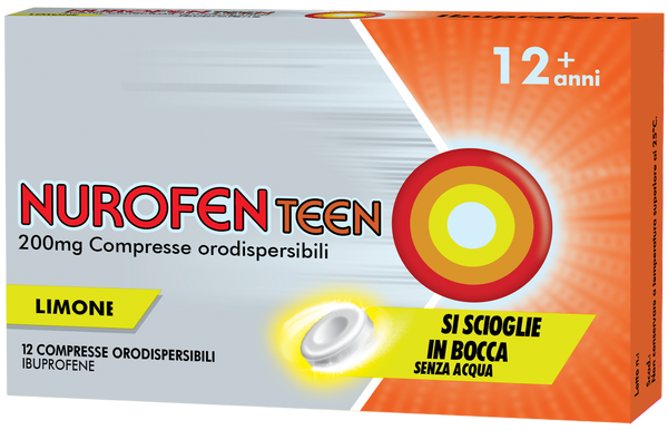 Nurofen  - Ibuprofene Orodispersibili Gusto Limone 12 Compresse 200 mg