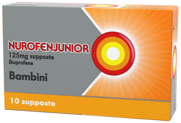 Nurofenjunior - 125 Mg Confezione 10 Supposte