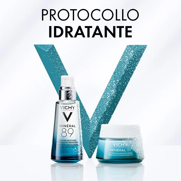 Vichy Cofanetto Regalo Boost Idratazione Con Minéral 89 Booster Siero 50ml + Minéral 89 Crema 15ml Promo