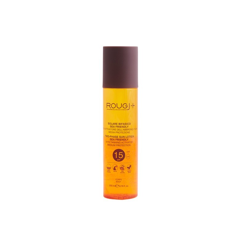 Rougj - solare bisfasico 200 ml attiva abbronzatura